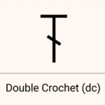 double crochet słupek